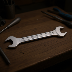 Chiavi a forchetta cromate a doppia estremità - Product Image 3