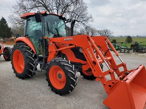 For L4154 50 HP Wheel Tractor with Front Loader Orange Color Engine & Gear Components - Product Image 1