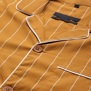 Ensemble de pyjama thermique en satin uni pour homme de qualité supérieure, personnalisé, léger, 100 % soie, vêtements de nuit de luxe, manches longues, respirant, tout confort - Product Image 6