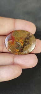 Cabochon scénique de pierre de gemme de paysage multicolore naturel de haute qualité pour pendentif/collier fabrication de bijoux tailles mixtes en gros - Product Image 6