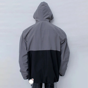 Veste bomber de sécurité imperméable à col montant en toile de haute qualité pour homme, veste chaude d'extérieur, veste de pluie - Product Image 5