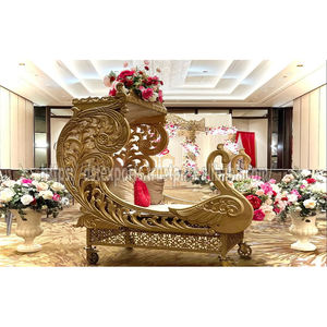 Elegante diseño de pavo real boda Doli para Grand UK entradas mejor tradicional Palki precio de fábrica tendencia matrimonio de pavo real Doli - Product Image 1