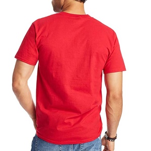 T-shirt en coton de haute qualité pour hommes blanc solide avec coupe carrée col épais personnalisé grande taille usine en gros t-shirt vierge - Product Image 2