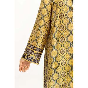 IUSTKSD-968 Conjunto de Traje de 3 Piezas de Seda Cruda Estampada para Mujer - Product Image 4
