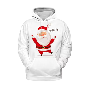 Sudadera CON CAPUCHA DE Navidad con sublimación personalizada, Sudadera con capucha de Navidad de alta calidad para sudaderas con capucha personalizadas de todos los colores unisex - Product Image 3