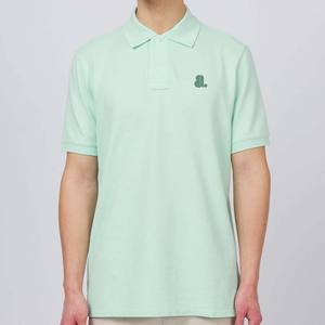 Camisas Casuales para Hombre de Corte Regular con Diseño de Logotipo Personalizado, 100% Fibra de Bambú, Tejido Jersey Transpirable, Manga Corta, Color Sólido - Product Image 1