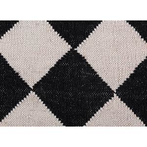 Alfombra Alhambra de Lana Tejida Plana Color Marfil, Diseño Geométrico Aubusson, Hecha a Mano, Rectangular, para Sala de Estar, Dormitorio, para Adolescentes-ADWL-13122 - Product Image 3