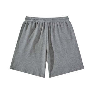 กางเกงขาสั้นออกกำลังกายสำหรับผู้ชายกางเกงผ้าฝ้าย100% แนวสตรีททรงสปอร์ตแบบลำลองปักโลโก้เอวยางยืด - Product Image 2