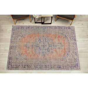 Alfombra Azul Marino Estilo Vintage: Alfombra Decorativa Antideslizante, Alfombra Suave No Tejida - Product Image 2