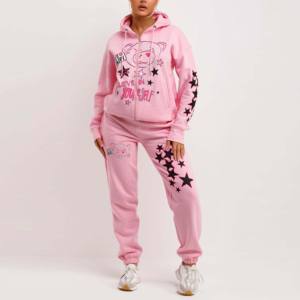 Survêtement de fitness personnalisé pour femmes, vêtements de sport, jogging, ensembles de sweat à la mode pour filles, meilleures ventes - Product Image 3