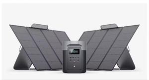 Centrale électrique DELTA2MAX neuve avec batterie intelligente supplémentaire pour augmenter la capacité de 2048Wh à 4096Wh, générateur solaire pour la maison - Product Image 3