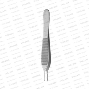 Fórceps de disección Adson 1:2 dientes mandíbula extrafina 125mm instrumentos quirúrgicos profesionales de acero inoxidable de Vaslcare - Product Image 5