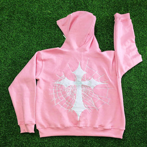 Wholesale Heavyweight 350 Gsm Knitted Cotton Oversized Hoodie Men Breathable Eco-Friendly Custom Screen Logo Zipper-Up Winter - Product Image 2