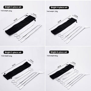 พิพิธภัณฑ์สัตว์น้ําถังพืชน้ําชุดเครื่องมือชุดสําหรับถังปลา Aquascape ชุดเครื่องมือพิพิธภัณฑ์สัตว์น้ําแหนบสแตนเลส - Product Image 4