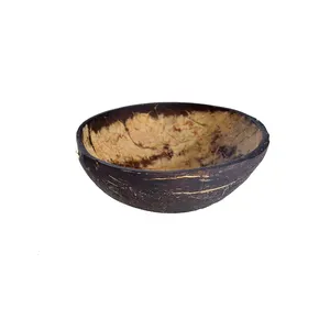 최고의 품질 100% 천연 코코넛 쉘 그릇 코코넛 식기 타원형 그릇 저렴한 가격에