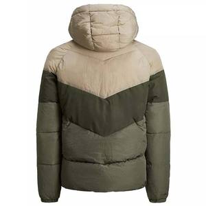 Veste matelassée pour homme en toile imperméable personnalisée, style streetwear, avec capuche, en polyester/nylon, très vendue - Product Image 6