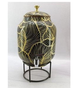 High-Demand with Lid 100% Copper <b>Water</b> Pot Copper Storage tank with Stand and Customized - Product Image 1