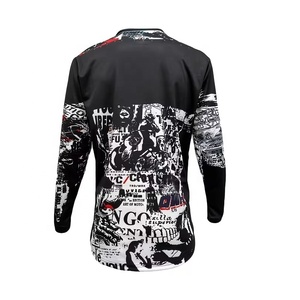 Conjunto de Ropa de Carreras de Motocross, 100% Poliéster, Alta Calidad, Manga Larga, Transpirable, Resistente al Viento, Nombre del Equipo Personalizado - Product Image 3