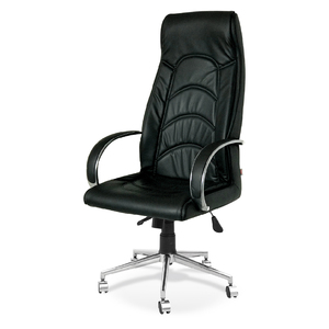 Saray Chaise de bureau ergonomique au design moderne avec chaise Boss en cuir véritable expédition rapide fabriquée en Turquie - Product Image 1