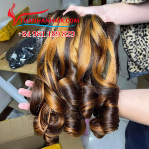 วิกผมหยิกแบบเด้งได้ทุกสีผลิตภัณฑ์ผมหยิกจากไอน้ำคุณภาพเยี่ยม - Product Image 2