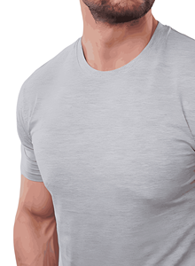 T-shirt de fitness surdimensionné 100% coton pour hommes de haute qualité Logo personnalisé Crew Ringer Streetwear Gym tricoté Position avant en gros - Product Image 4