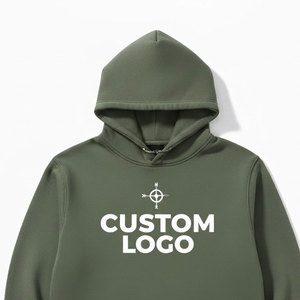 Sweat à capuche personnalisé pour homme, en polaire douillet, chaud, doux et confortable, idéal pour l'impression de logo et les vêtements décontractés - Product Image 3