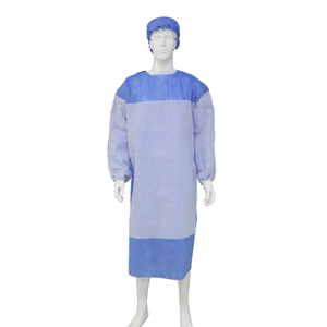 Bata de Hospital Desechable para Adultos, de Alta Calidad, Impermeable, con Costuras Selladas, Vestido de Aislamiento Médico, Ropa de Seguridad para Enfermeras y Cirujanos - Product Image 4