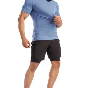 Camiseta de Manga Corta para Hombre, Corte Regular, Cuello Redondo, 100% Algodón, Transpirable, Ecológica, Diseño Liso, Venta al Por Mayor - Product Image 3