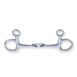 Gran oferta, broca de Carreras de Caballos de acero inoxidable ecuestre Premium, equipo de equitación occidental de alta calidad con mejilla completa de boca hueca - Product Image 1