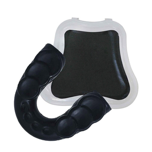 Black Double Layer Silicone Mouthguard Moldable Protective Gear for Boxing Teens Unisex Lightweight Sports Use - Product Image 4