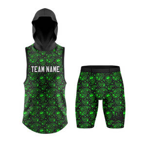 Meilleure qualité drapeau américain uniforme de football pour les équipes 7v7 respirant OEM Sublimation Compression basse quantité minimale de commande imprimé Technique - Product Image 1