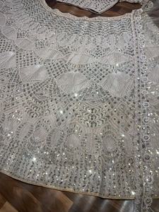 Beautiful Wedding Lahenga With Beautiful Heavy <b>Sequins</b> Work ,Heavy Dori - Product Image 6