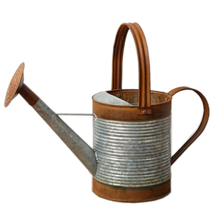 Venta caliente Metal Water Serving Can Garden Productivity Regadera La mejor calidad Galvanizado Rusted Riego Jarra - Product Image 4
