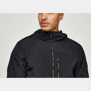 Chándal cortavientos para hombre a prueba de agua en blanco para exteriores, logotipo personalizado, ropa deportiva, lo mejor para chaquetas cortavientos para correr para hombre - Product Image 4