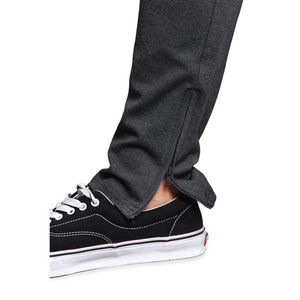 กางเกงวิ่งสำหรับผู้ชายกางเกงกีฬาขาสูงแบบลำลองใส่ได้ทั้งชายและหญิงผ้าฝ้ายลายทางซิปเทอร์รี่แบบหลวมระบายอากาศได้ดี - Product Image 4