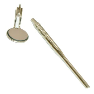 Miroir dentaire manuel en acier inoxydable de haute qualité, poignée ergonomique, usage professionnel, qualité A+, sans tête, numéro 5, conception de tube creux - Product Image 2