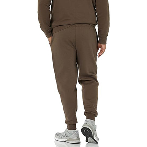 Casual Men's Mid Waist <b>Jogger</b> Pants in Comfortable Fit Custom Cotton <b>Brown</b> for OEM Pockets Wholesale Waterproof Canvas - Product Image 4