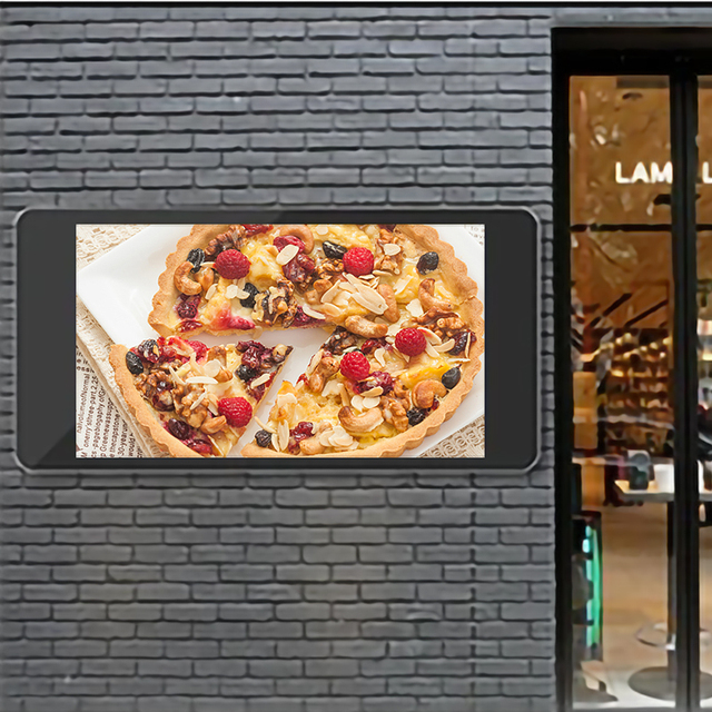 Plug and Play Vandal Proof ultra Thin High Brightness Wall Digital Signage Outdoor Advertising Monitors