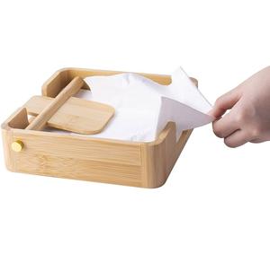 Best Logo <b>Wood</b> Case Storage Stand Box Napkin Holder Organizer <b>with</b> Fresh Design <b>Wood</b> <b>Lids</b> Tissue <b>Boxes</b> - Product Image 2