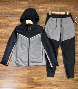 <b>Top</b> Quality Pure Cottons Men's Set Sportswear for Men's Sets Training Wear Joggers Sets Windbreaker Gyms Wears Men's Tracksuit - Product Image 2