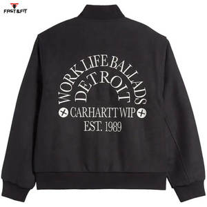 2025 Top Trending Chaquetas de béisbol de alta calidad Varsity Chaqueta de béisbol universitaria personalizada para hombres - Product Image 5