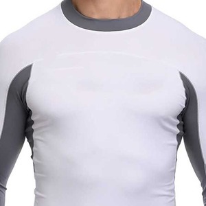 Rash Guard Impresión de logotipo personalizado de alta calidad Peso ligero Rash Guard para hombres Logotipo personalizado Hombres Mangas largas al aire libre - Product Image 3