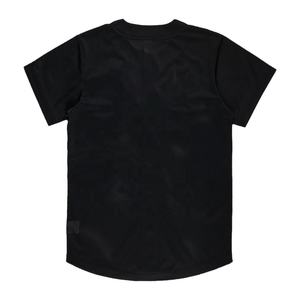 Prendas de abrigo deportivas informales de verano de calidad superior: jersey de malla de béisbol con botones completos, conjuntos transpirables y elegantes - Product Image 2