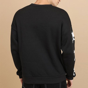 Alta calidad elegante y moda desgaste básico algodón mezclado hombres impresión sudadera al por mayor nuevo diseño sudadera a bajo precio - Product Image 4