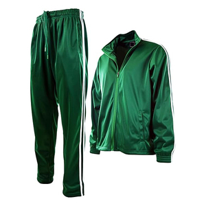 Conjunto Deportivo de Poliéster para Hombre con Cierre de Cremallera, Transpirable, Ligero, para Atletismo, Gimnasio, Casual - Product Image 1
