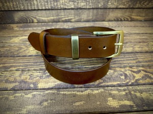 เข็มขัดผู้ชายทำด้วยมือ LMB-0010ทำจากทองเหลืองแข็งขนาดกว้าง1.5นิ้วสำหรับหัวเข็มขัดและสกรูหนังวัวหนังแท้ - Product Image 4