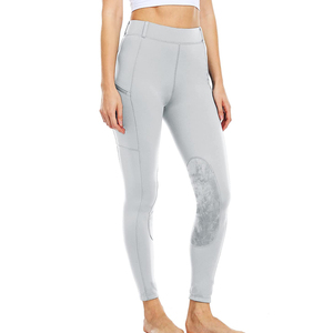 Hot Sale Women's Jodhpur Breeches Excellent Fit Compression Leggings <b>Equestrian</b> Sports Riding Polyester Customizable Custom Logo - Product Image 5