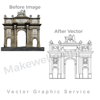 Services d'illustration illustrateur vectoriel réactif Convertir le logo bitmap Dessin au trait Conception en bois Motif en tissu Conception d'emballage
