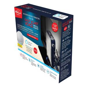 Decodificador de Voz Digiquest EASY Scart Negro, Producto para el Hogar Inteligente para DVB-T2 RICD1219 - Product Image 2