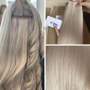 วิกต่อผมมนุษย์แบบไม่ผ่านกระบวนการผสมสีไม่ผ่านการแปรรูปผมคน100% อัจฉริยะ - Product Image 2